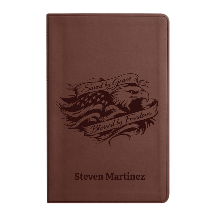 ESV Brown Standard Size Holy Bible Large Print | USA - Shepherds Shelf