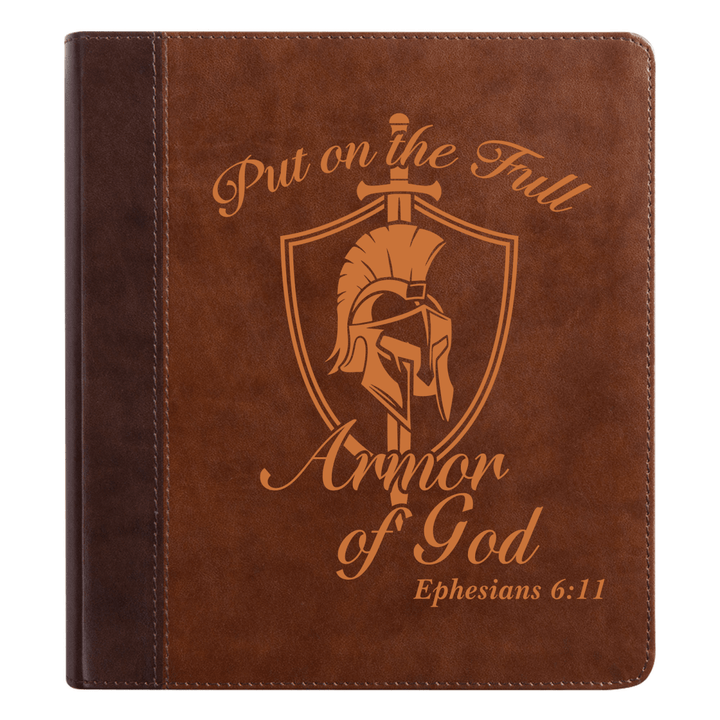 ESV Brown Study Size Holy Bible Small Print | Bible Verse Collection 1 - Shepherds Shelf
