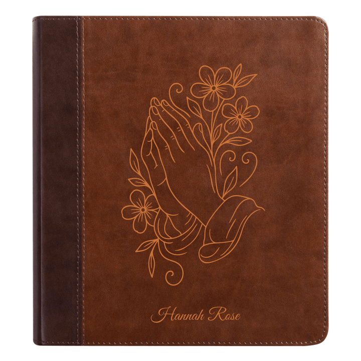 ESV Brown Study Size Holy Bible Small Print | Floral Collection 2 - Shepherds Shelf