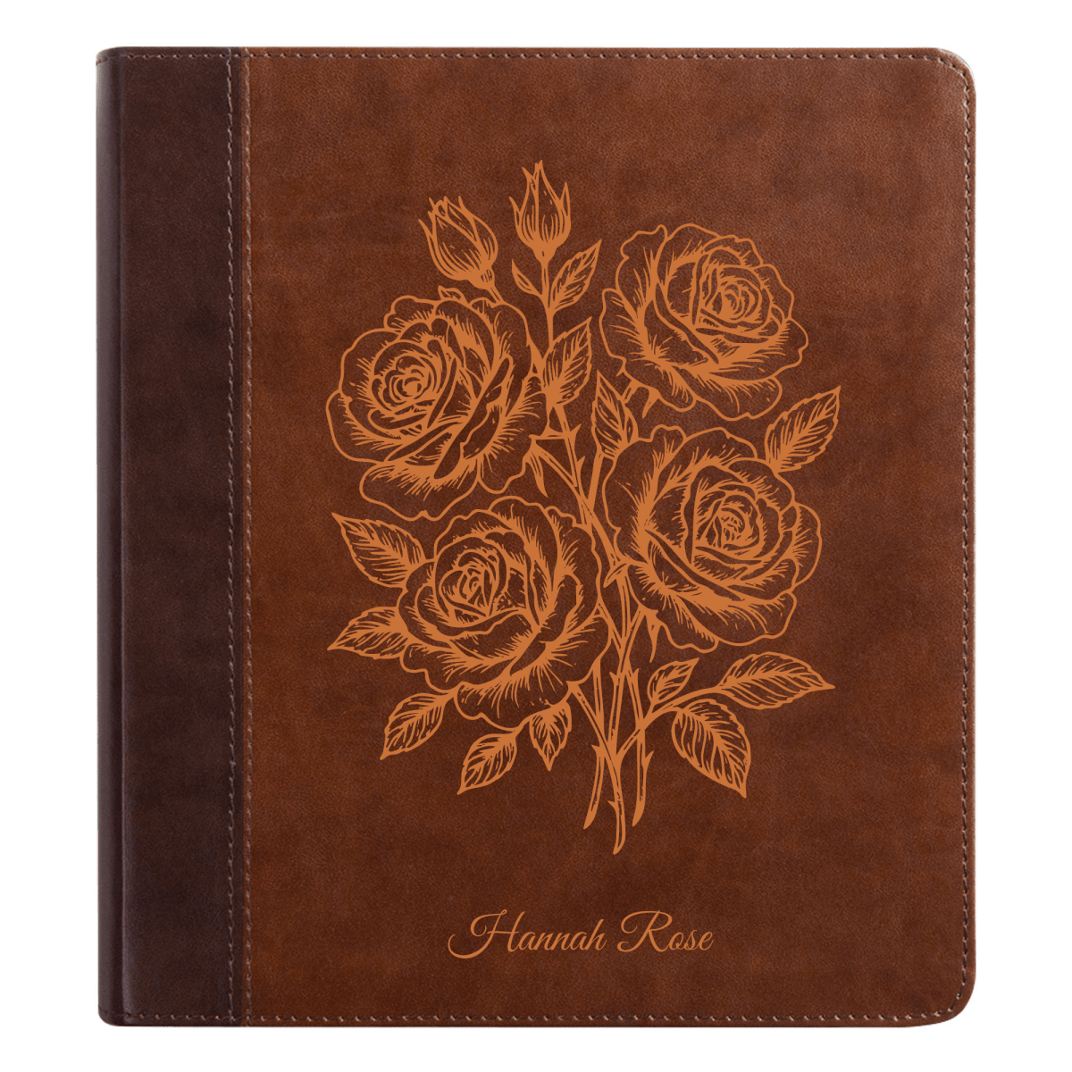 ESV Brown Study Size Holy Bible Small Print | Floral Collection 2 - Shepherds Shelf