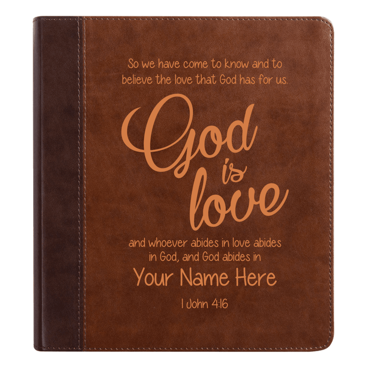 ESV Brown Study Size Holy Bible Small Print | Live - in - scripture Collection 1 - Shepherds Shelf