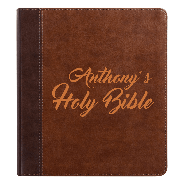 ESV Brown Study Size Holy Bible Small Print | Live - in - scripture Collection 2 - Shepherds Shelf