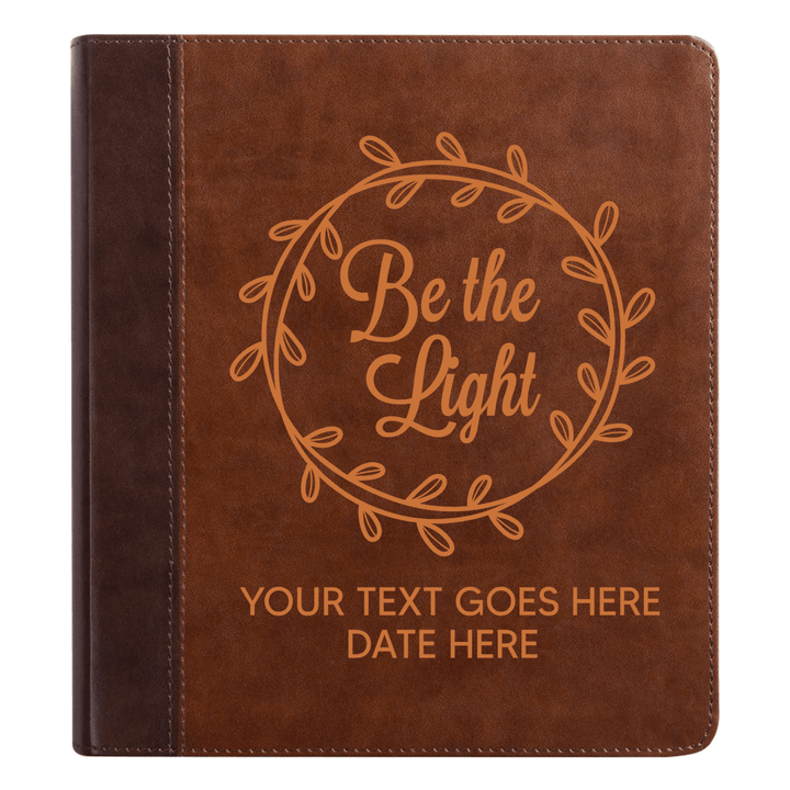 ESV Brown Study Size Holy Bible Small Print | Scripture Art Collection 1 - Shepherds Shelf