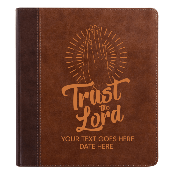ESV Brown Study Size Holy Bible Small Print | Scripture Art Collection 1 - Shepherds Shelf