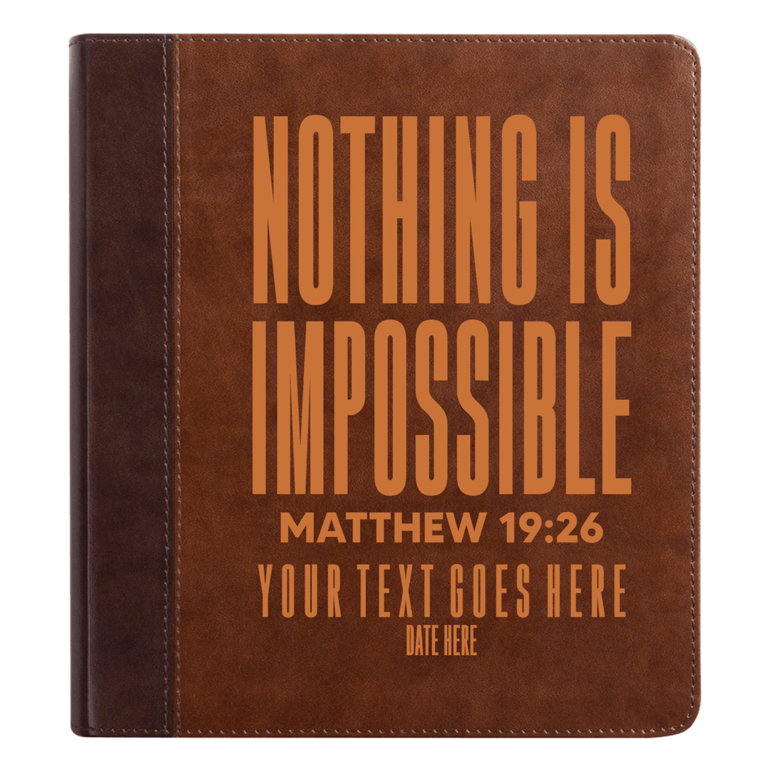 ESV Brown Study Size Holy Bible Small Print | Scripture Art Collection 2 - Shepherds Shelf