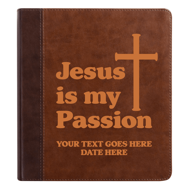 ESV Brown Study Size Holy Bible Small Print | Scripture Art Collection 2 - Shepherds Shelf