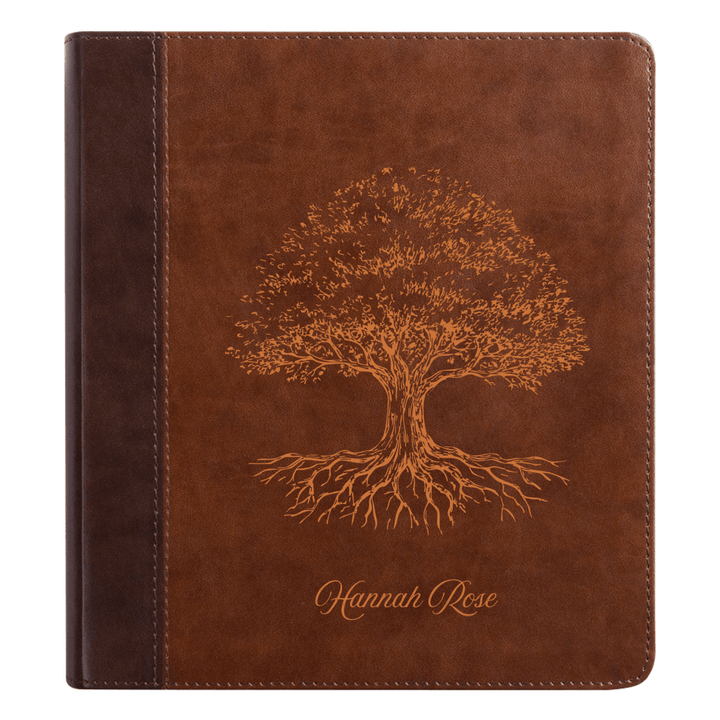 ESV Brown Study Size Holy Bible Small Print | Tree of Life - Shepherds Shelf