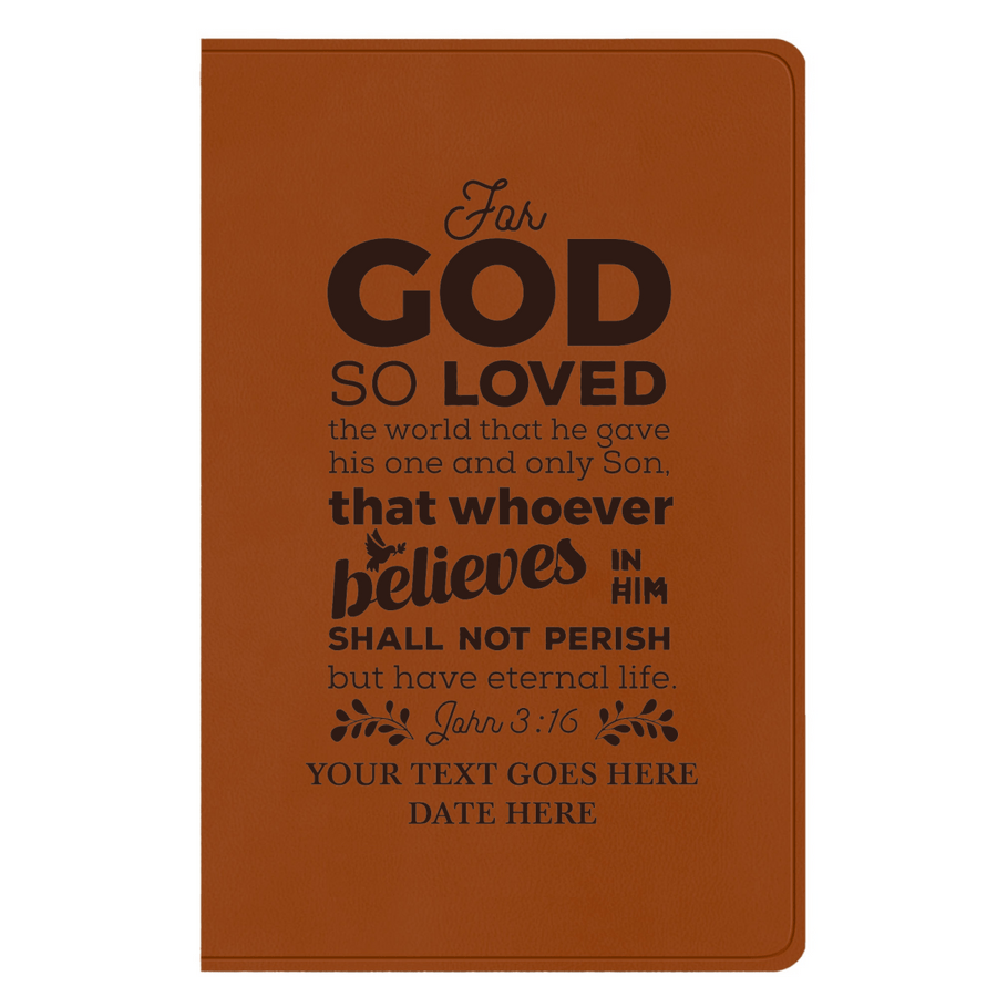 ESV Faux Leather Bible Large Full Cover John 3:16 Design | Shepherds Shelf - Shepherds Shelf