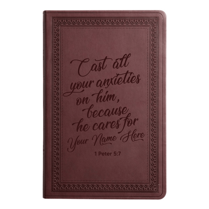 ESV Purple Plum Standard Size Holy Bible Large Print | Live-in-scripture Collection 1