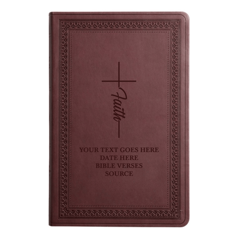 ESV Purple Plum Standard Size Holy Bible Large Print | Faith Cross