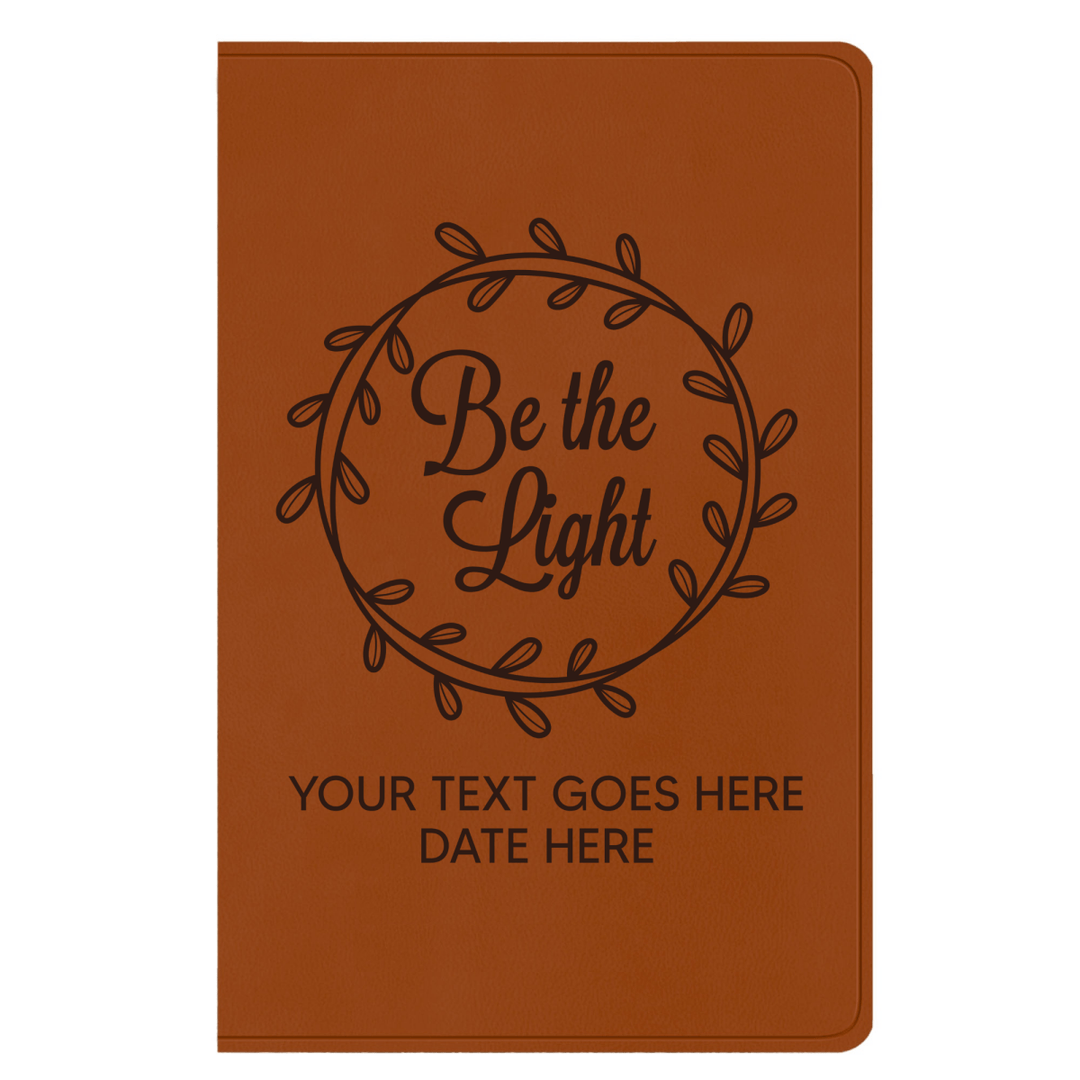 ESV Light Brown Standard Size Holy Bible Large Print | Be the Light - Shepherds Shelf