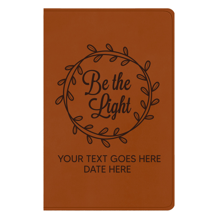 ESV Light Brown Standard Size Holy Bible Large Print | Be the Light - Shepherds Shelf