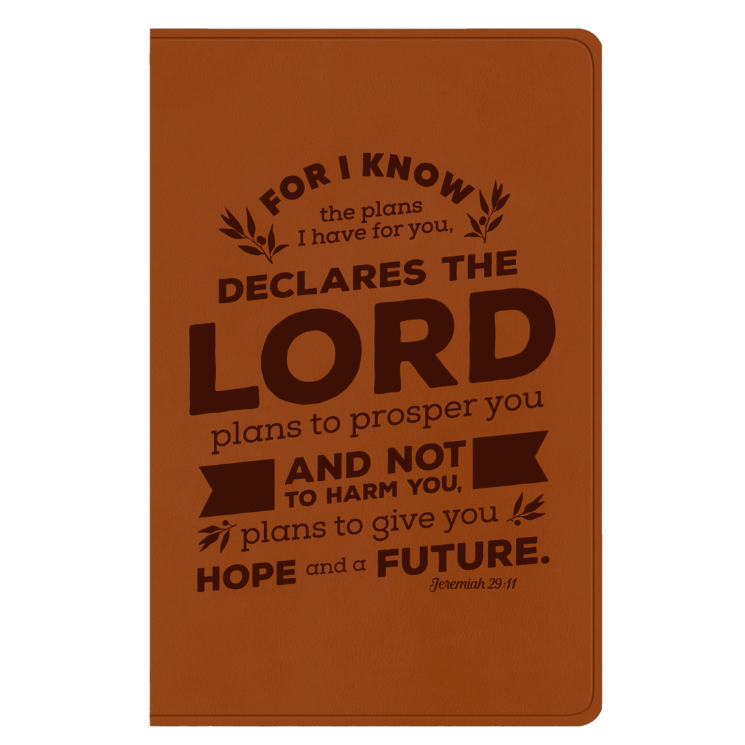 ESV Light Brown Standard Size Holy Bible Large Print | Bible Verse Collection 1 - Shepherds Shelf