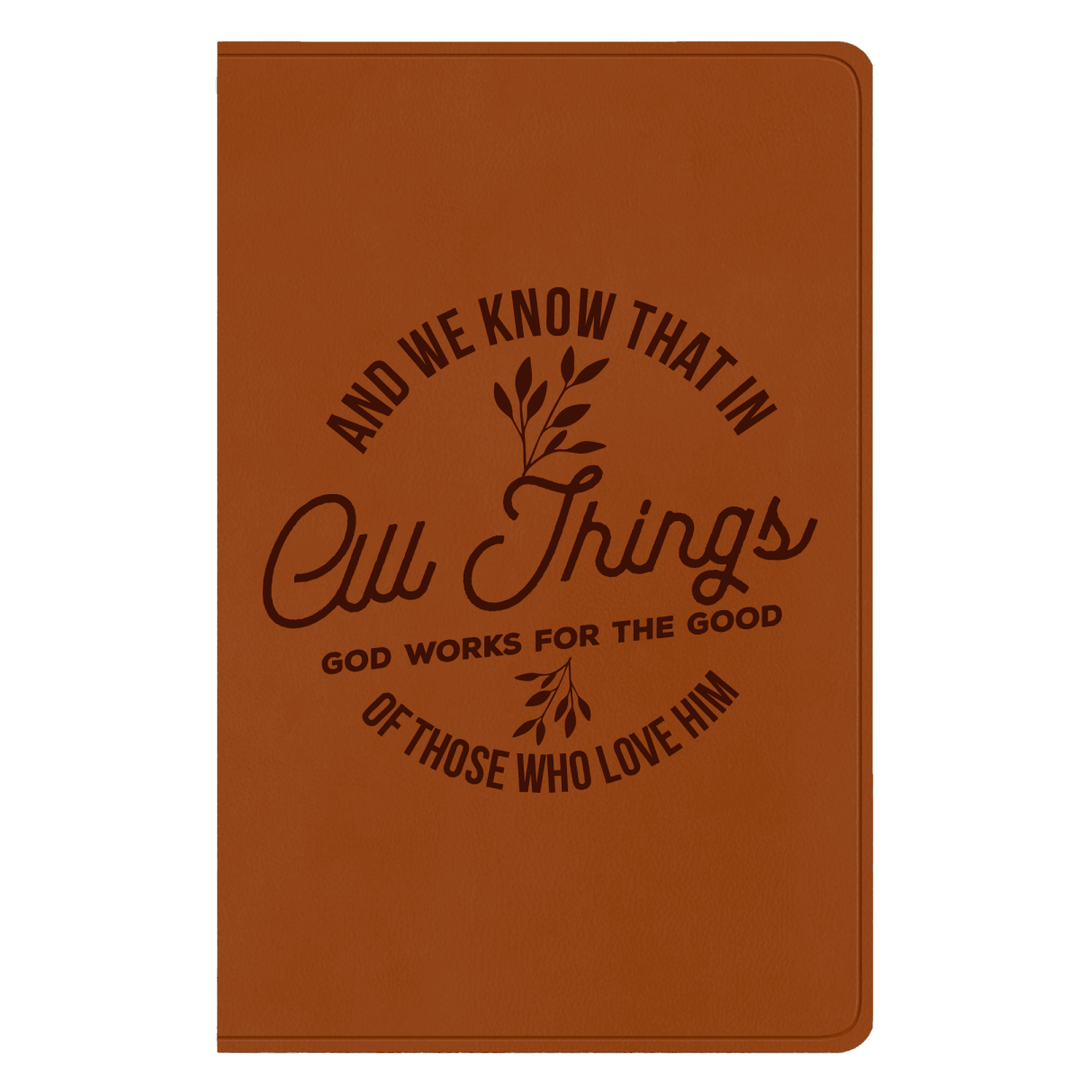 ESV Light Brown Standard Size Holy Bible Large Print | Bible Verse Collection 1 - Shepherds Shelf