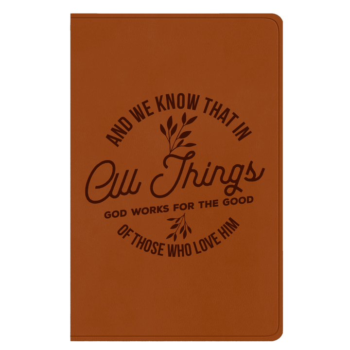 ESV Light Brown Standard Size Holy Bible Large Print | Bible Verse Collection 1 - Shepherds Shelf