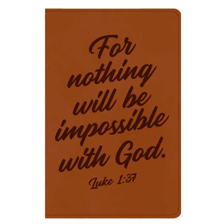 ESV Light Brown Standard Size Holy Bible Large Print | Bible Verse Collection 3 - Shepherds Shelf