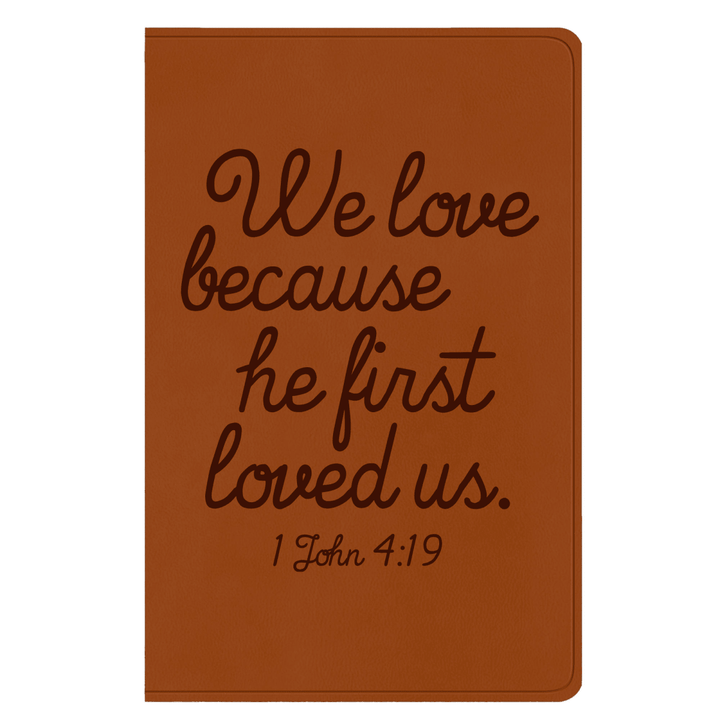 ESV Light Brown Standard Size Holy Bible Large Print | Bible Verse Collection 3 - Shepherds Shelf