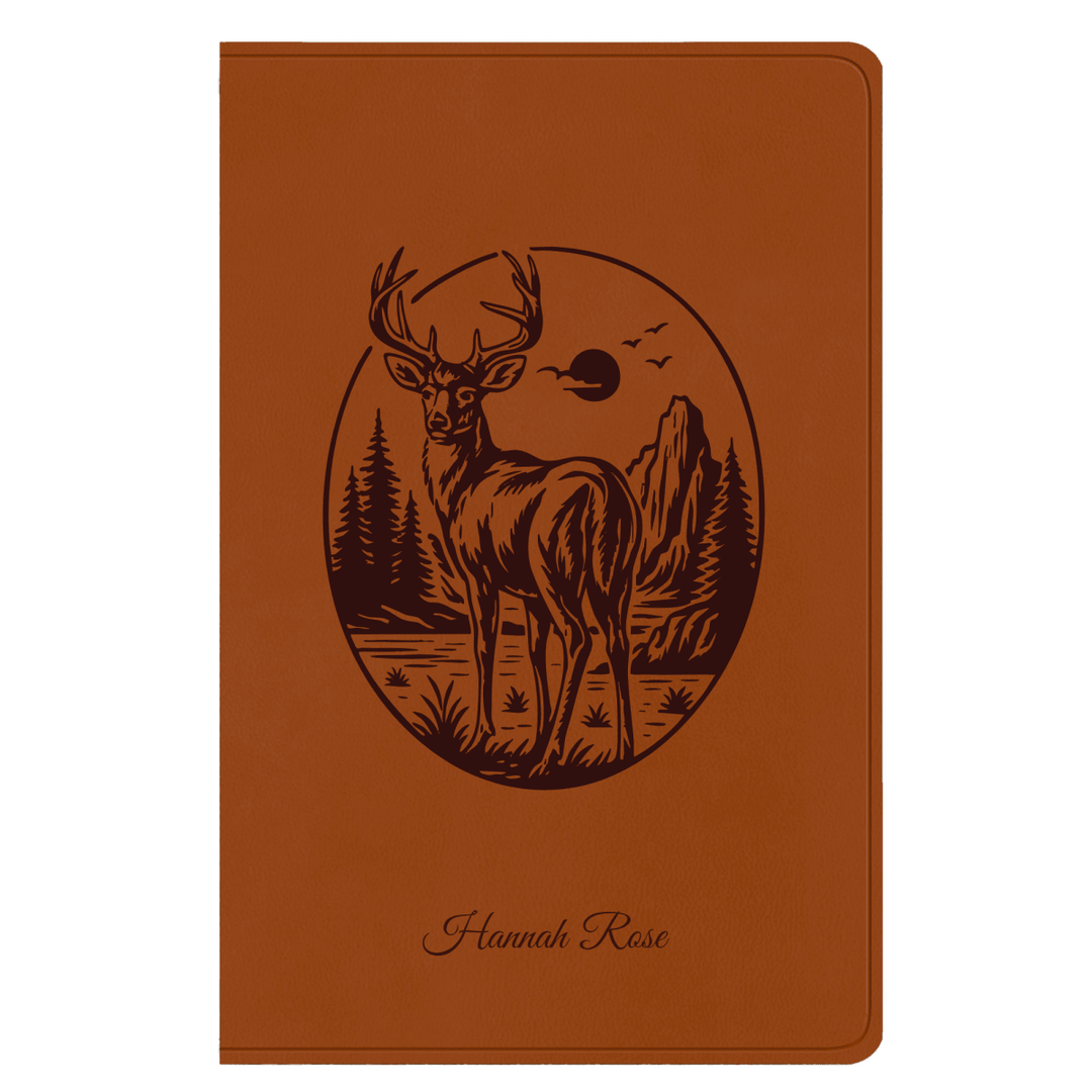 ESV Light Brown Standard Size Holy Bible Large Print | Buck - Shepherds Shelf