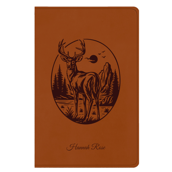 ESV Light Brown Standard Size Holy Bible Large Print | Buck