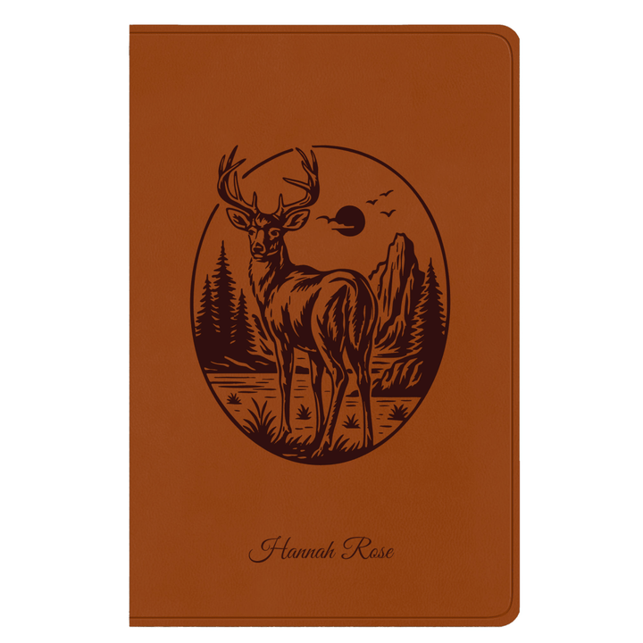 ESV Light Brown Standard Size Holy Bible Large Print | Buck - Shepherds Shelf