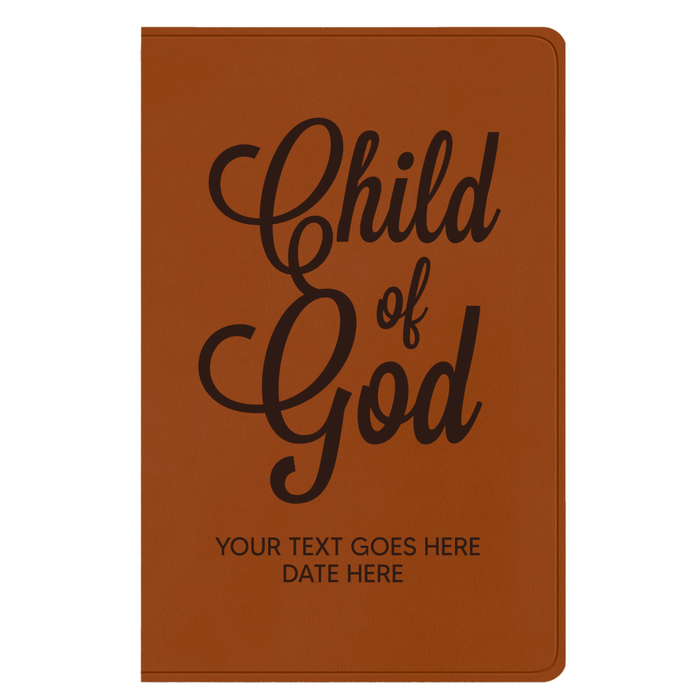 ESV Light Brown Standard Size Holy Bible Large Print | Child of God