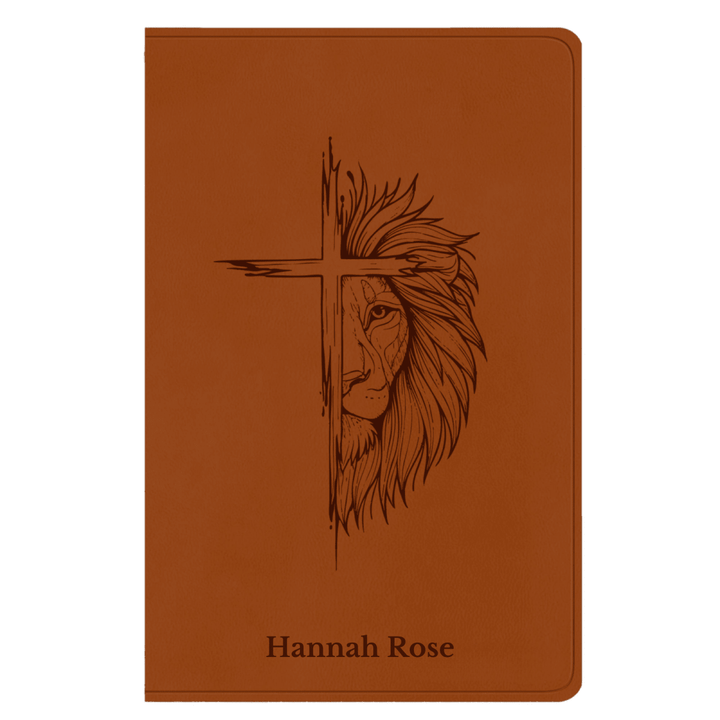 ESV Light Brown Standard Size Holy Bible Large Print | Cross Collection - Shepherds Shelf