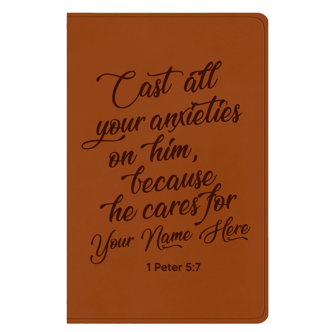 ESV Light Brown Standard Size Holy Bible Large Print | Live - in - scripture Collection 1 - Shepherds Shelf