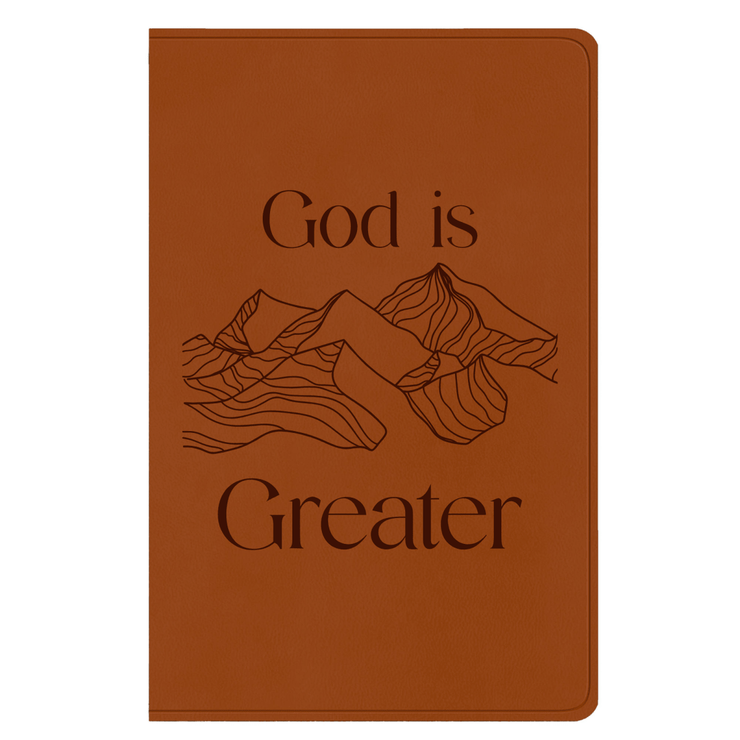 ESV Light Brown Standard Size Holy Bible Large Print | Scripture Art Collection 1 - Shepherds Shelf