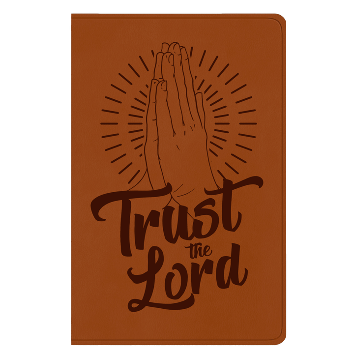 ESV Light Brown Standard Size Holy Bible Large Print | Scripture Art Collection 1 - Shepherds Shelf