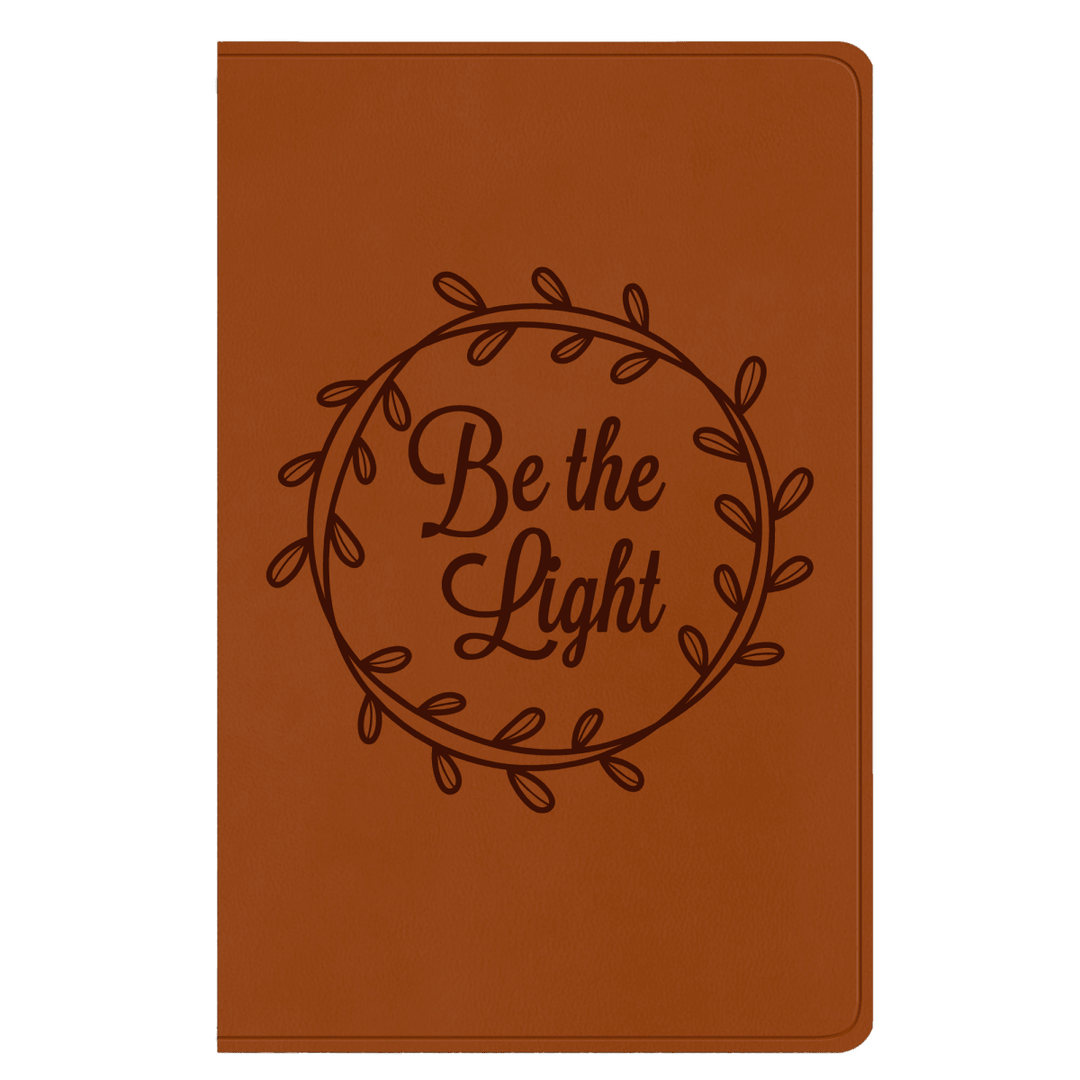 ESV Light Brown Standard Size Holy Bible Large Print | Scripture Art Collection 1 - Shepherds Shelf
