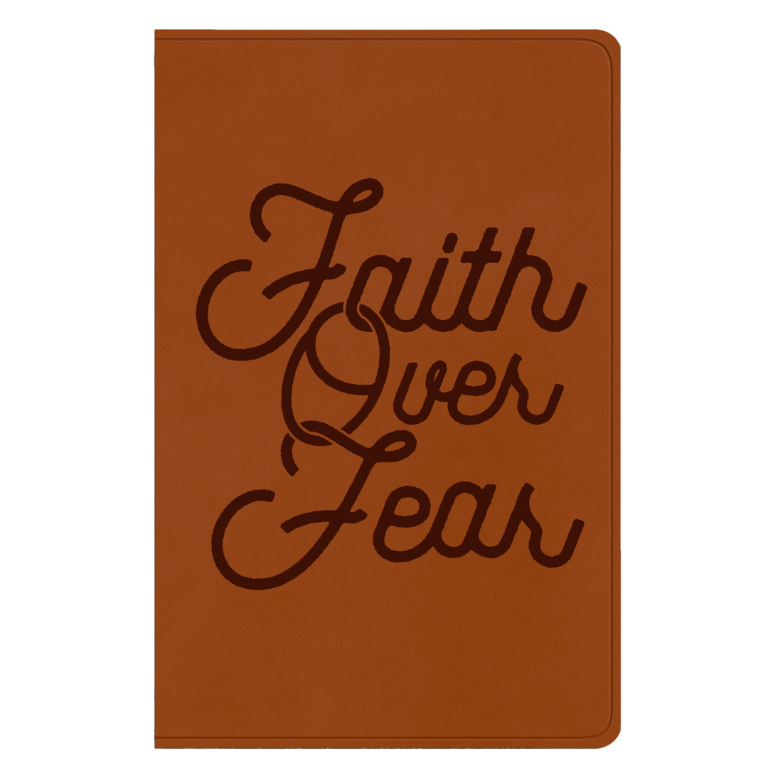 ESV Light Brown Standard Size Holy Bible Large Print | Scripture Art Collection 2 - Shepherds Shelf