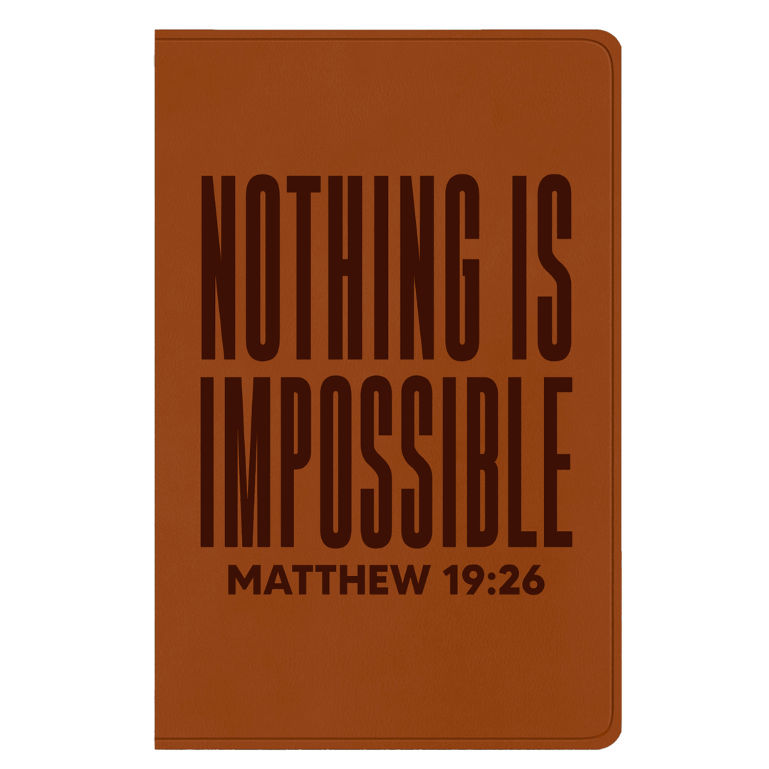 ESV Light Brown Standard Size Holy Bible Large Print | Scripture Art Collection 2 - Shepherds Shelf