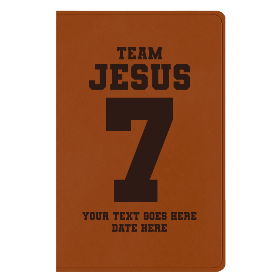 ESV Light Brown Standard Size Holy Bible Large Print | Team Jesus - Shepherds Shelf