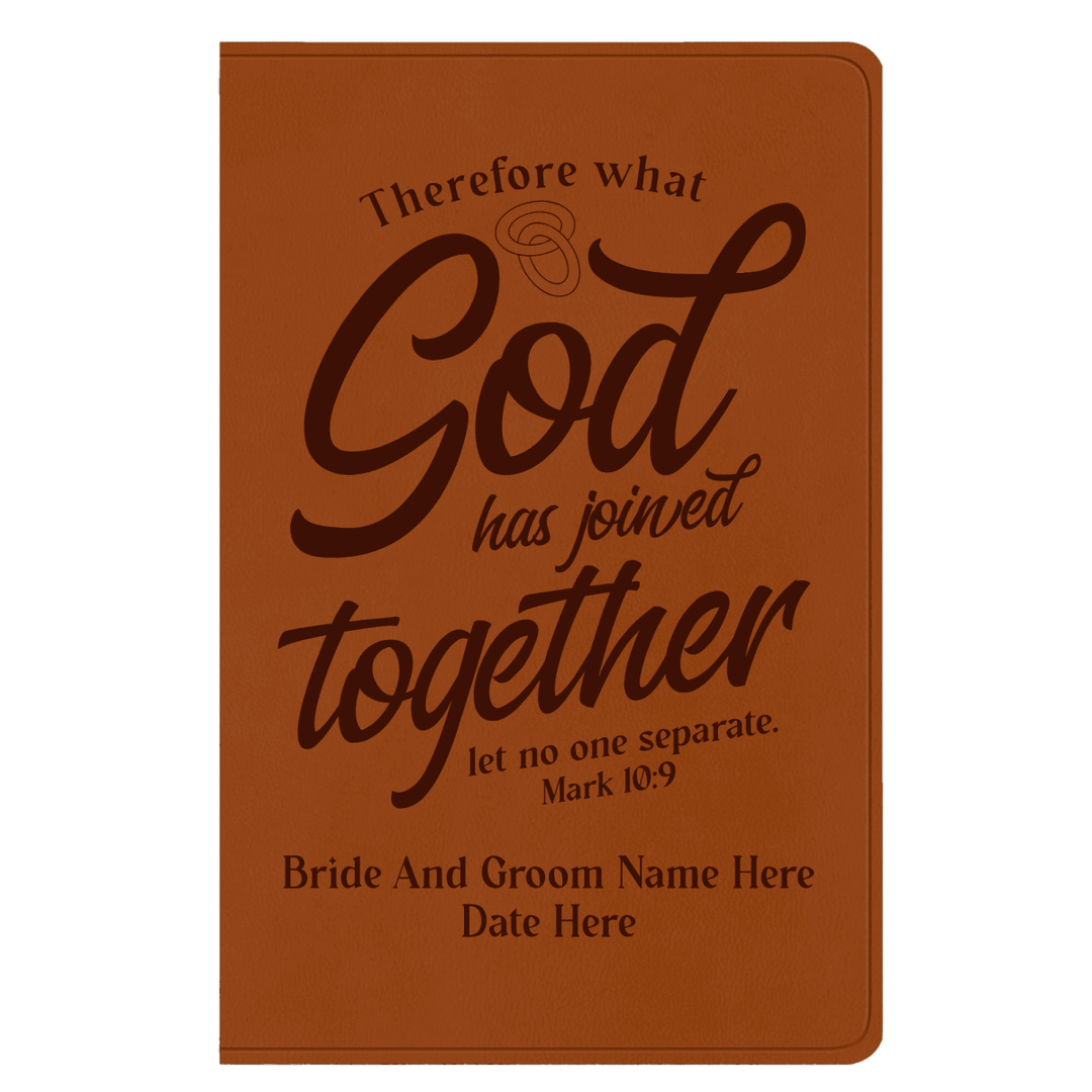 ESV Light Brown Standard Size Holy Bible Large Print | Wedding Collection - Shepherds Shelf