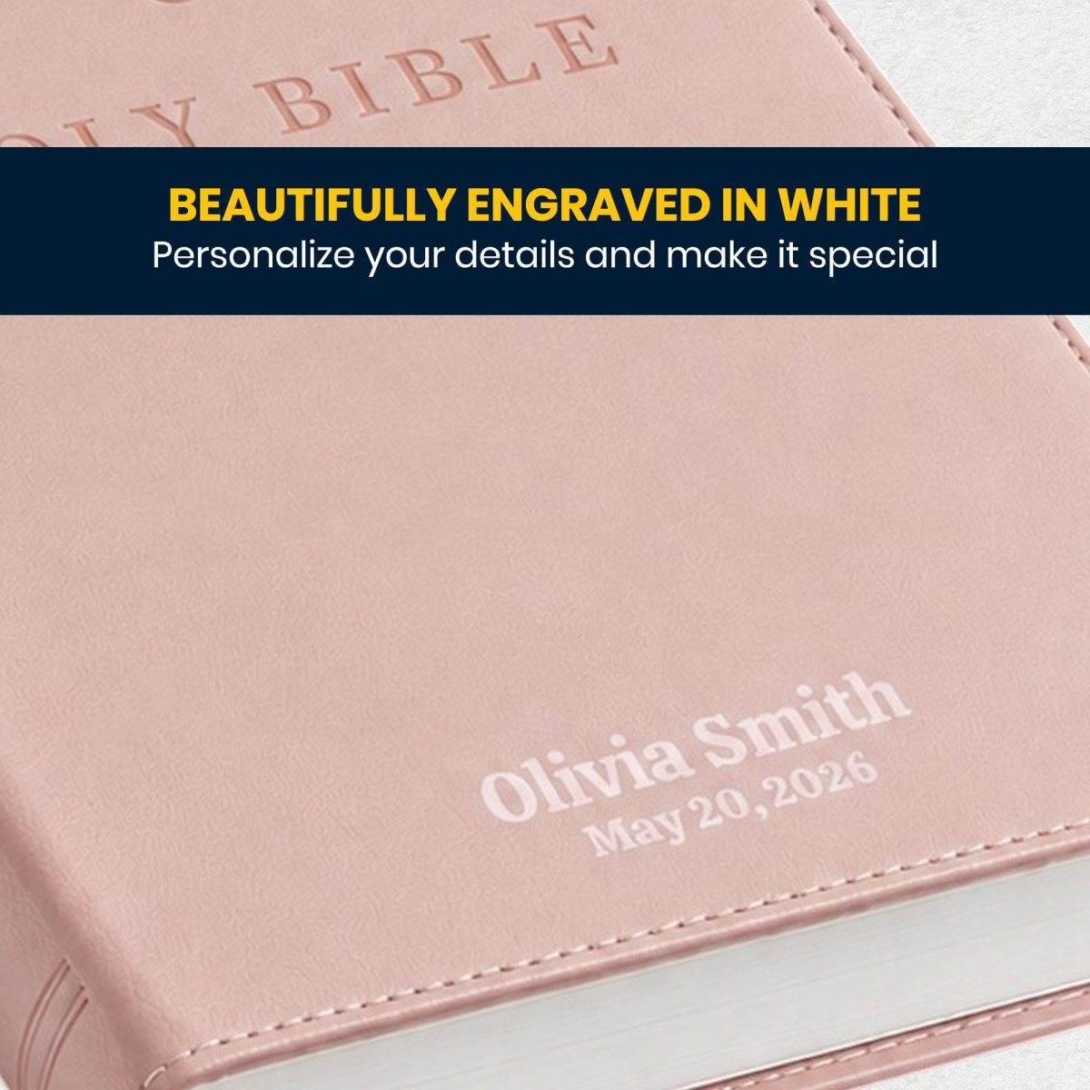 ESV Pink Standard Size Premium Holy Bible Small Print - Shepherds Shelf