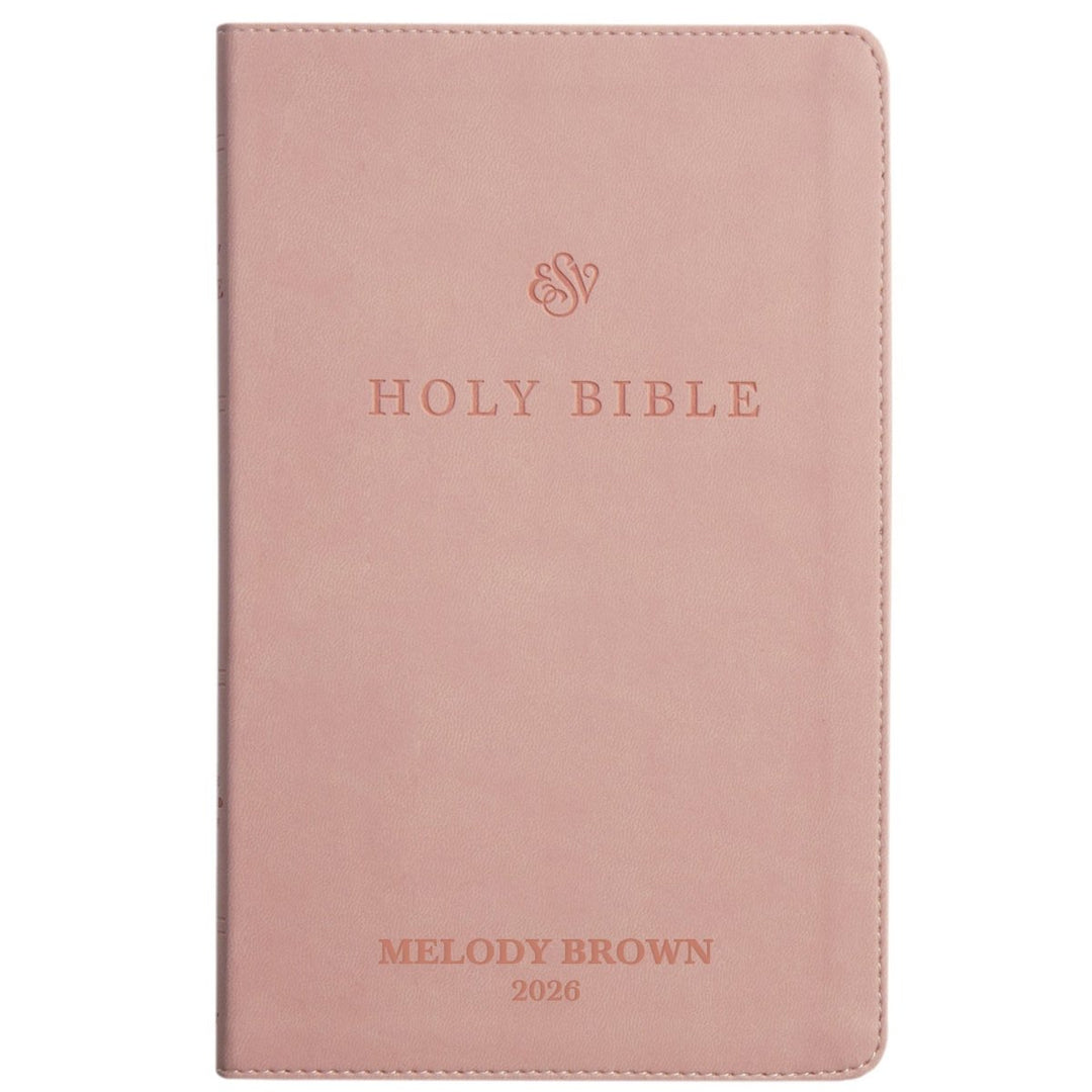 ESV Pink Standard Size Premium Holy Bible Small Print - Shepherds Shelf