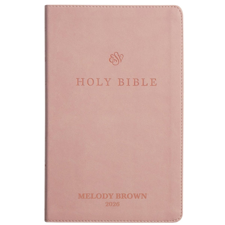 ESV Pink Standard Size Premium Holy Bible Small Print - Shepherds Shelf