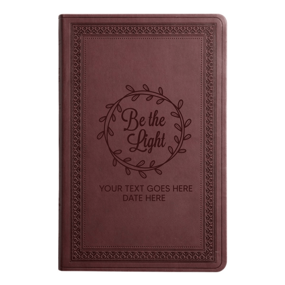 ESV Purple Plum Standard Size Holy Bible Large Print | Be the Light - Shepherds Shelf