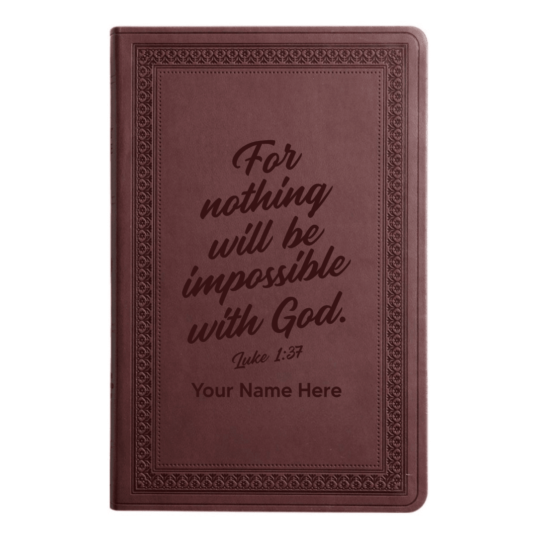 ESV Purple Plum Standard Size Holy Bible Large Print | Bible Verse Collection 3 - Shepherds Shelf