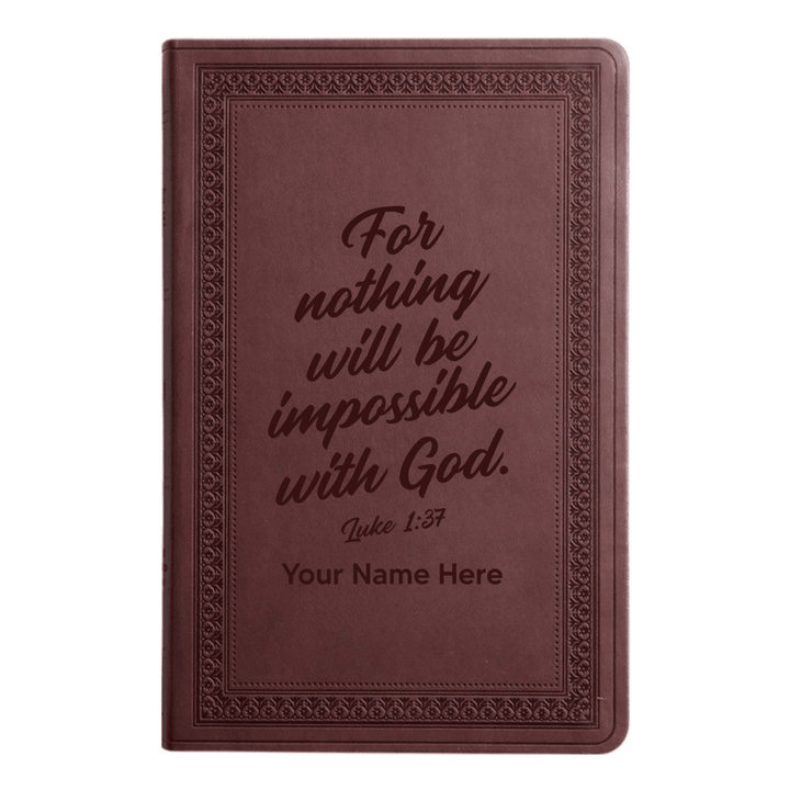 ESV Purple Plum Standard Size Holy Bible Large Print | Bible Verse Collection 3 - Shepherds Shelf