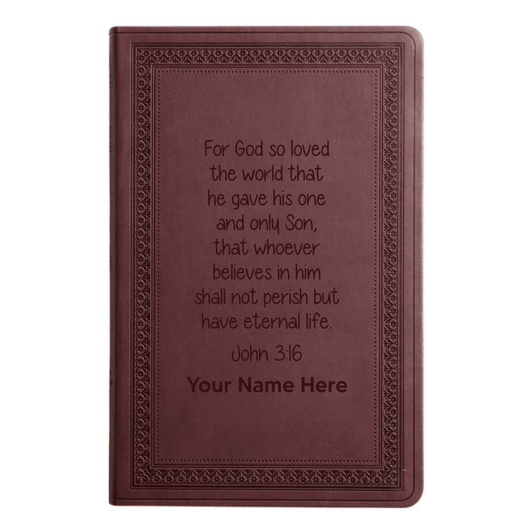 ESV Purple Plum Standard Size Holy Bible Large Print | Bible Verse Collection 3 - Shepherds Shelf