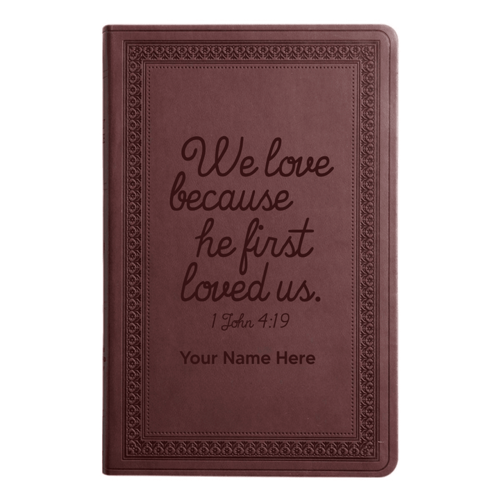ESV Purple Plum Standard Size Holy Bible Large Print | Bible Verse Collection 3 - Shepherds Shelf