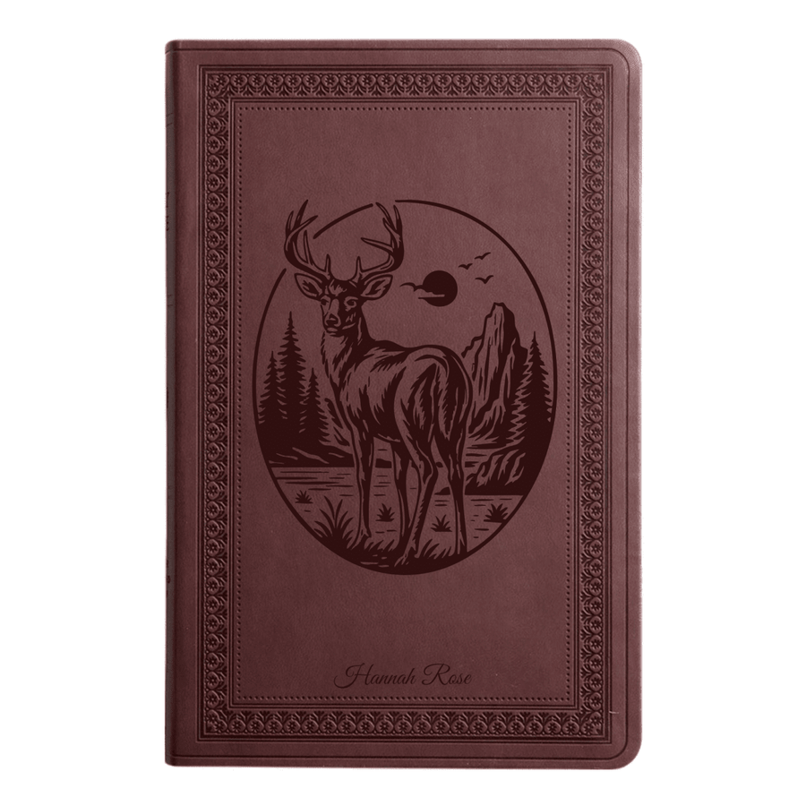 ESV Purple Plum Standard Size Holy Bible Large Print | Buck - Shepherds Shelf