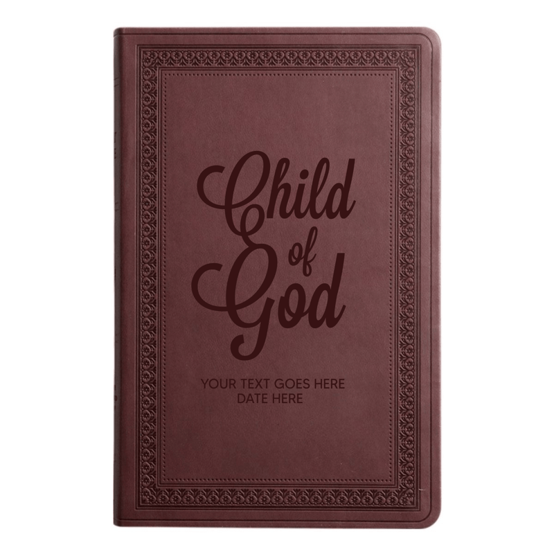 ESV Purple Plum Standard Size Holy Bible Large Print | Child of God
