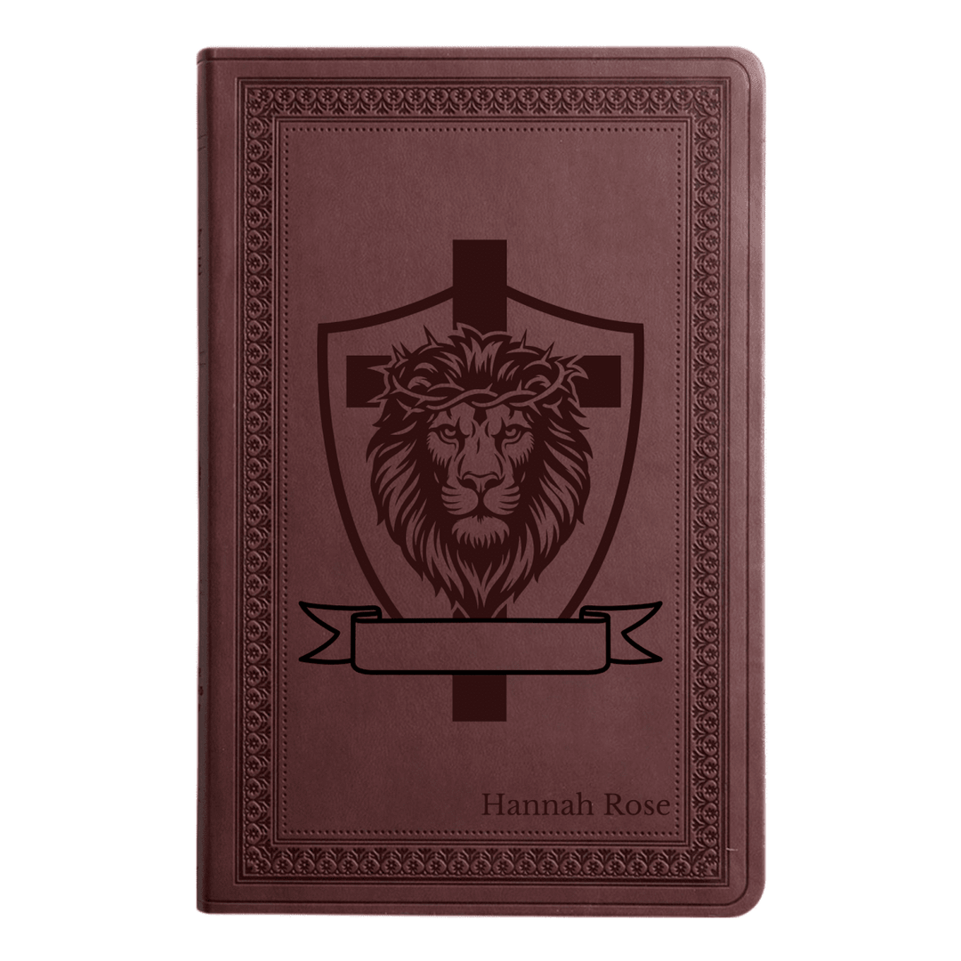 ESV Purple Plum Standard Size Holy Bible Large Print | Cross Collection - Shepherds Shelf