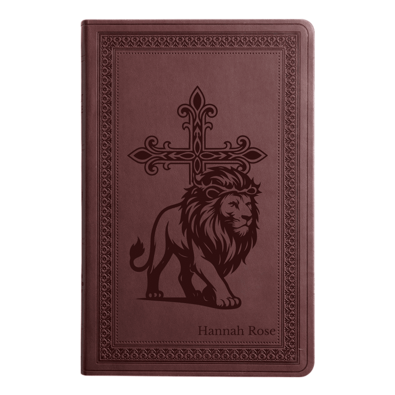 ESV Purple Plum Standard Size Holy Bible Large Print | Cross Collection