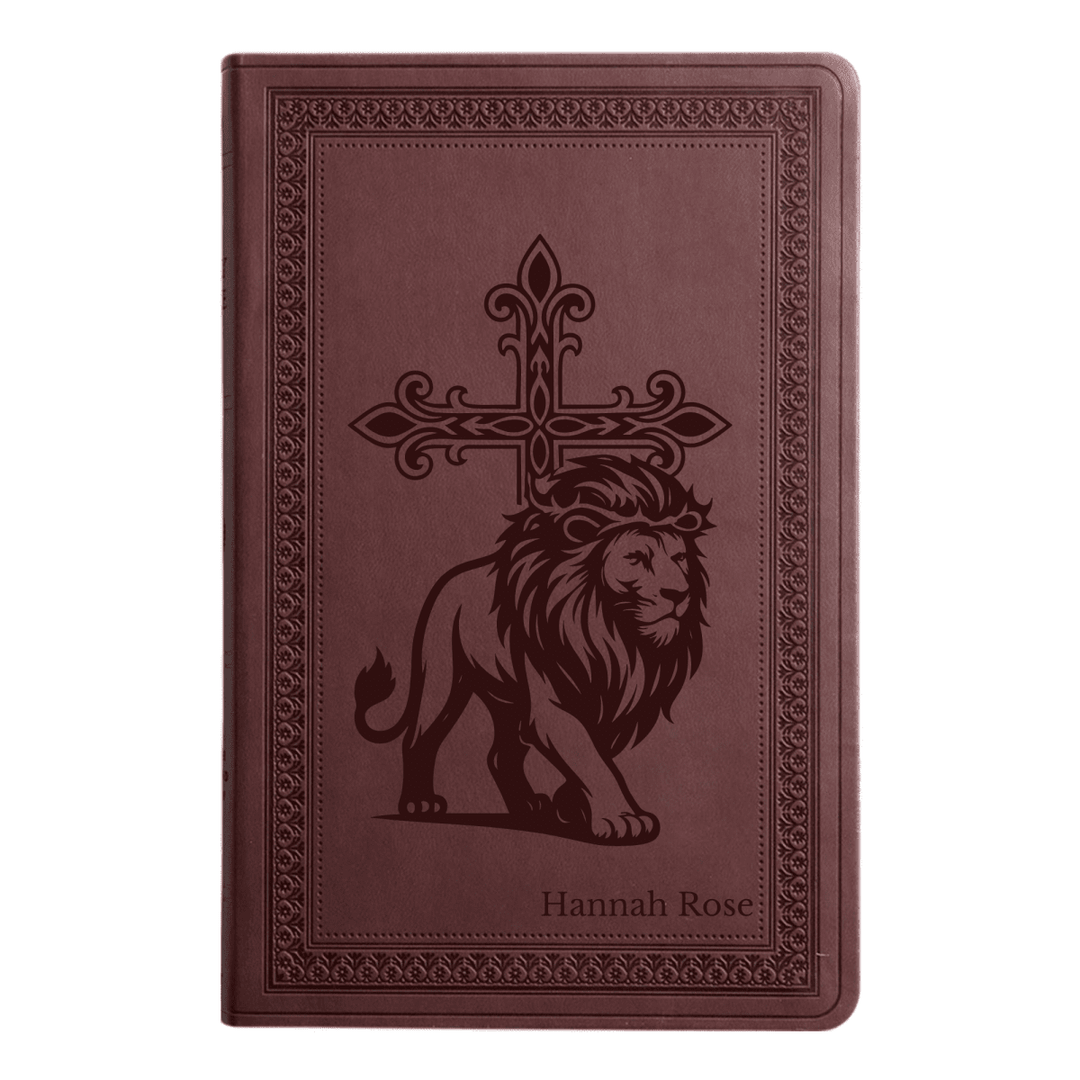 ESV Purple Plum Standard Size Holy Bible Large Print | Cross Collection - Shepherds Shelf