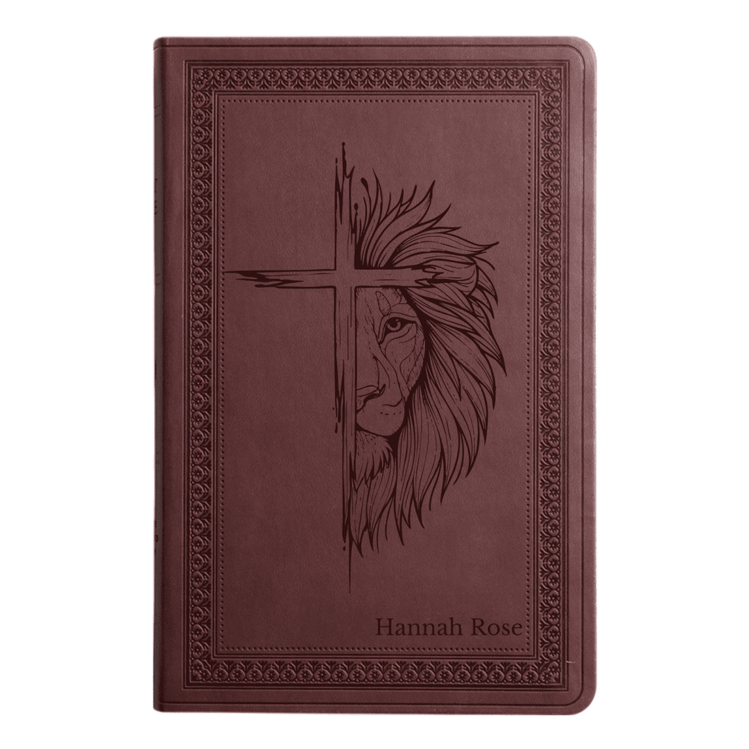 ESV Purple Plum Standard Size Holy Bible Large Print | Cross Collection - Shepherds Shelf