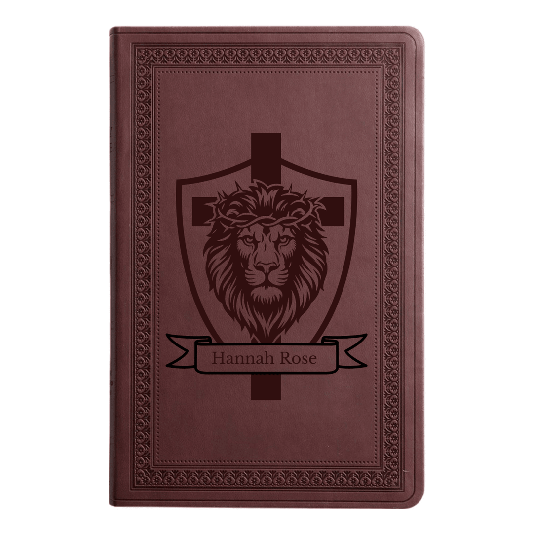 ESV Purple Plum Standard Size Holy Bible Large Print | Cross Collection - Shepherds Shelf