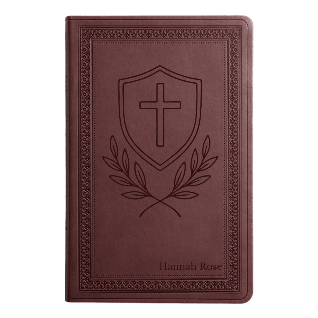 ESV Purple Plum Standard Size Holy Bible Large Print | Cross Collection - Shepherds Shelf